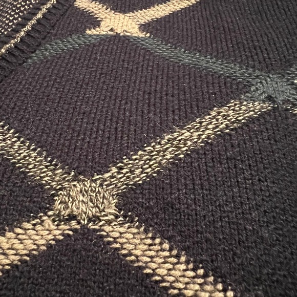 Jantzen Classics Mens Argyle V Neck Button Front Sweater Vest XL Acrylic - Picture 4 of 6